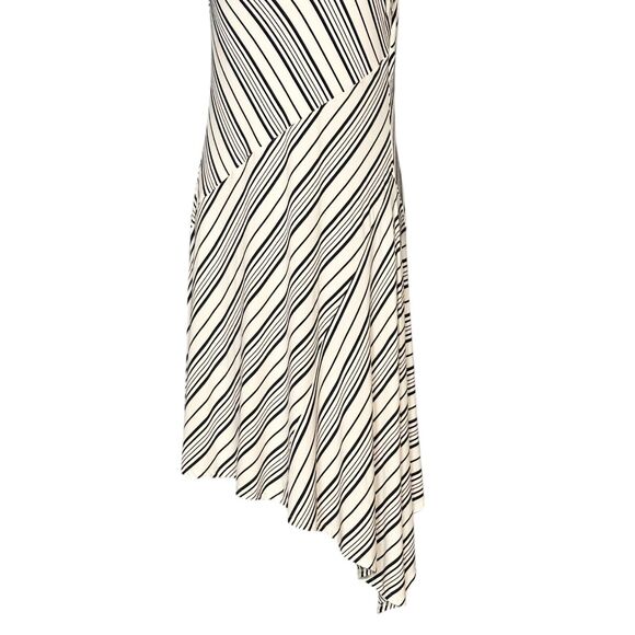 Soma Women's Casual Midi Dress V Neck Sleeveless Asymmetrical Soft Knit Sz Small - Picture 5 of 8